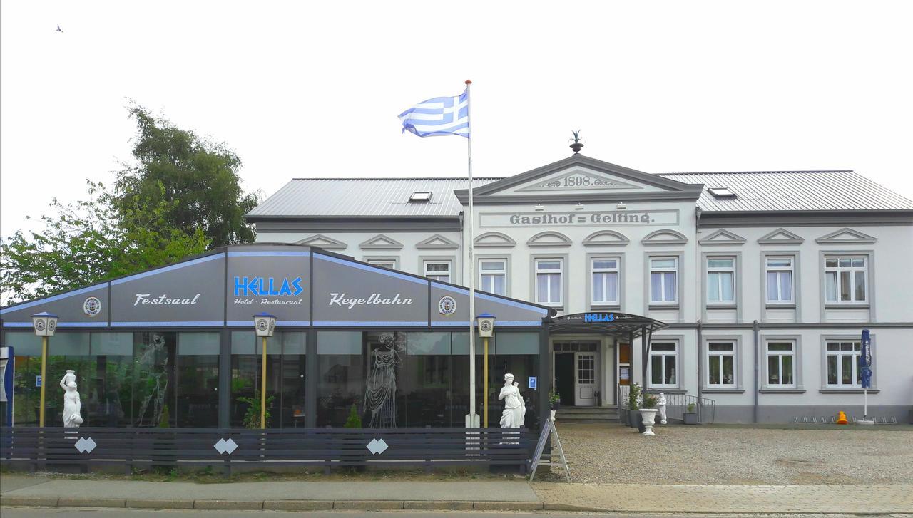 Hotel Restaurant Hellas Gelting Exterior foto